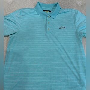 Greg Norman Collection Aqua Polo Shirt